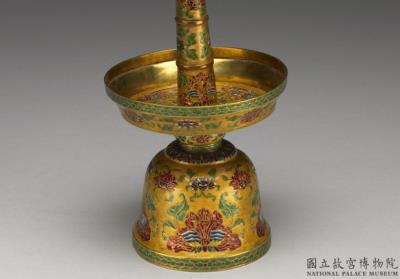 图片[2]-A set of five champleve alter pieces with lotus-spray decoration, Qianlong reign (1736-1795), Qing dynasty-China Archive